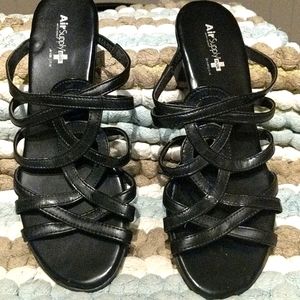 Cute as a button slide on comfy sandals